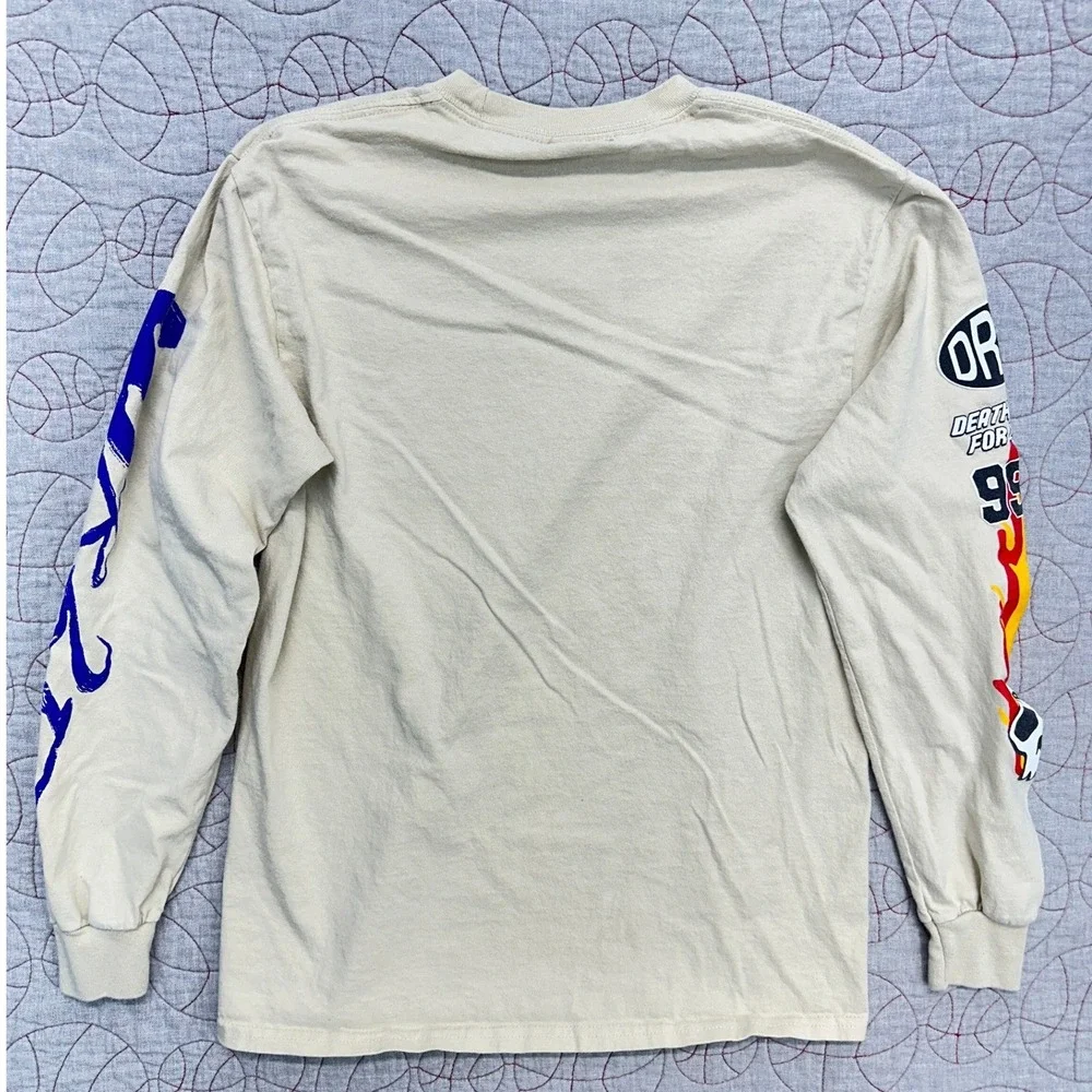 999 Club Long Sleeve Shirt Tan Juice WRLD Death Race for Love / Mens Medium